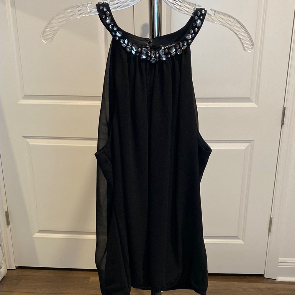 Express Black Embellished Top